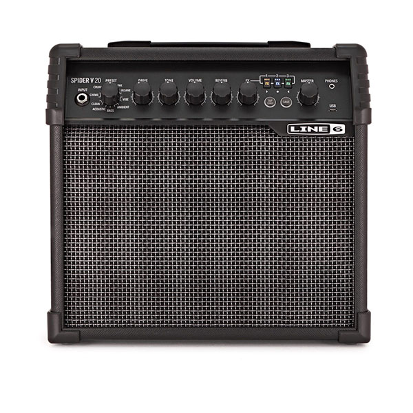 36-a AMPLIFICADOR GUITARRA LINE 6 SPIDER V 20 - Imagen 1