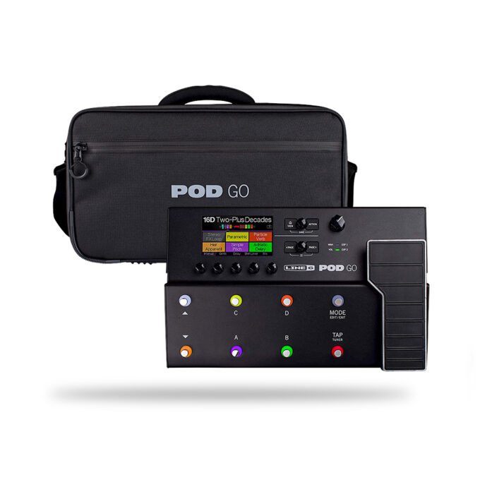PROCESADOR EFECTOS LINE 6 POD GO CON FUNDA