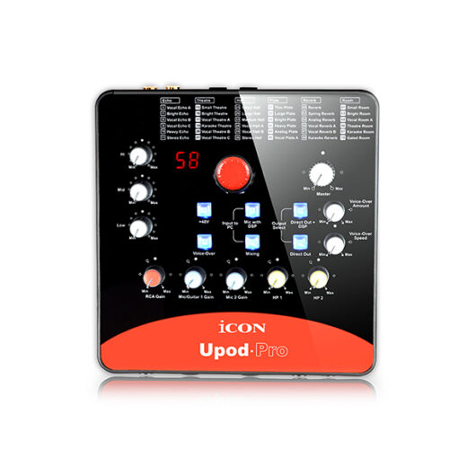 INTERFACE GRABACION ICON UPOD PRO