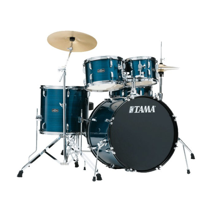 BATERIA STAGESTAR TAMA C/PLATILLOS Y ASIENTO SG50H6C NEGRO