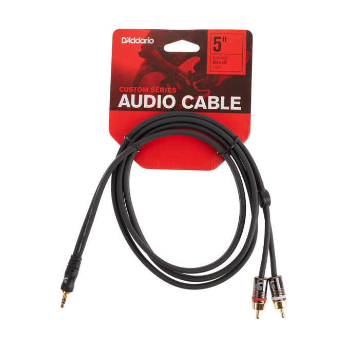 CABLE AUDIO D ADDARIO TRS 1/8 A 2 RCA PW MP 05