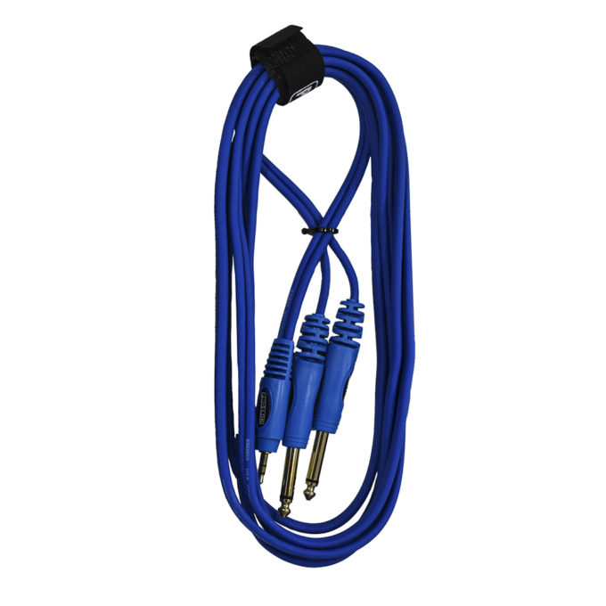 CABLE DE AUDIO PROLOK 1/8 TRS A 2 1/4 3M