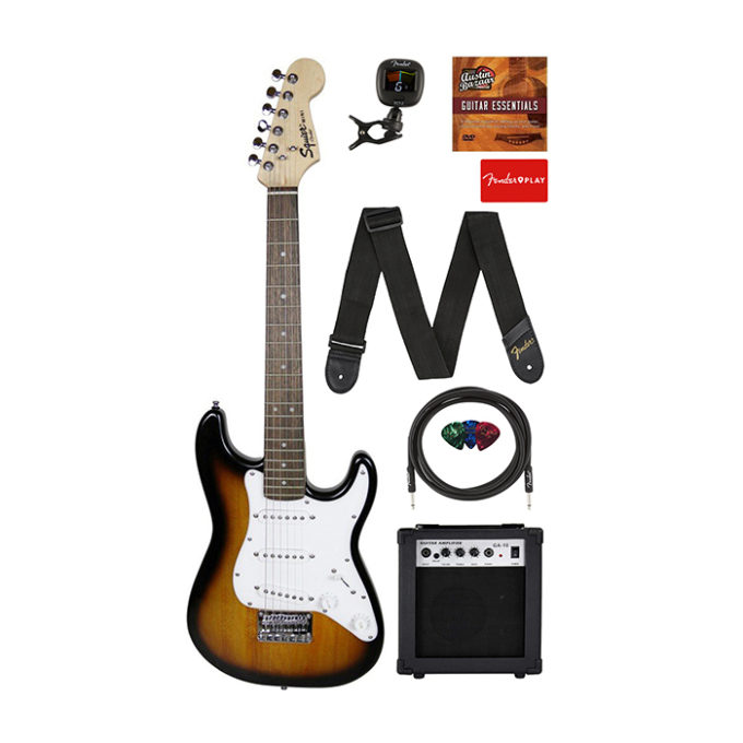 COMBO GUITARRA ELECTRICA FENDER SQUIER STRATOCASTER 3TS 371823032
