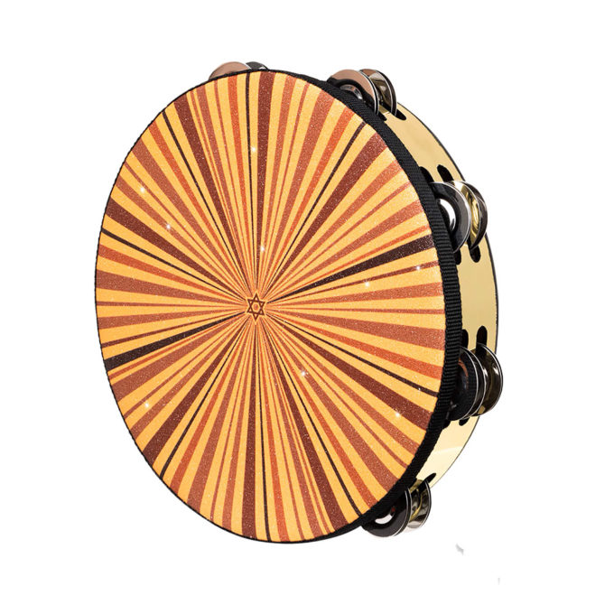 PANDERO KAIROS LINEA CLASICA DELUXE RADIANTE GOLD ULTRABRILLANTE 8.5 2F