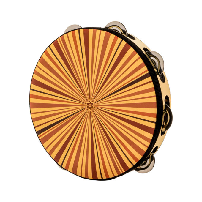 PANDERO KAIROS LINEA CLASICA DELUXE RADIANTE GOLD METALIZADO 8.5 1F