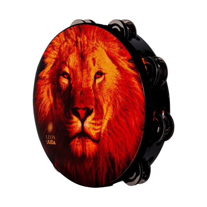 PANDERO KAIROS LINEA CLASICA PREMIUM LEON DE JUDA II METALIZADO 8.5 2F