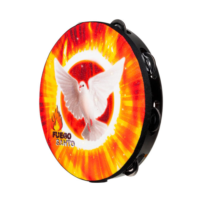 PANDERO KAIROS LINEA CLASICA PREMIUM FUEGO SANTO METALIZADO 8.5 1F