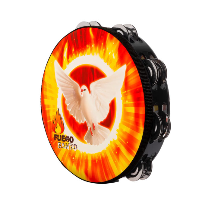 PANDERO KAIROS LINEA CLASICA PREMIUM FUEGO SANTO METALIZADO 8.5 2F