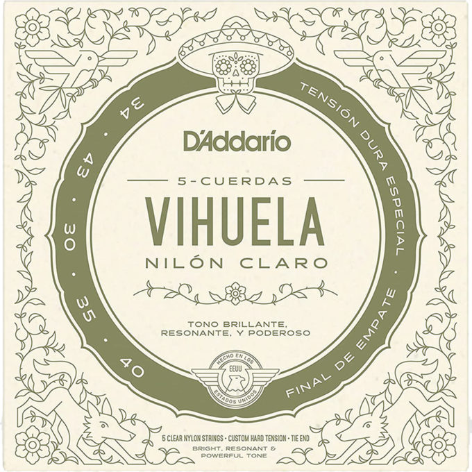 JUEGO CUERDAS VIHUELA MV10C NI