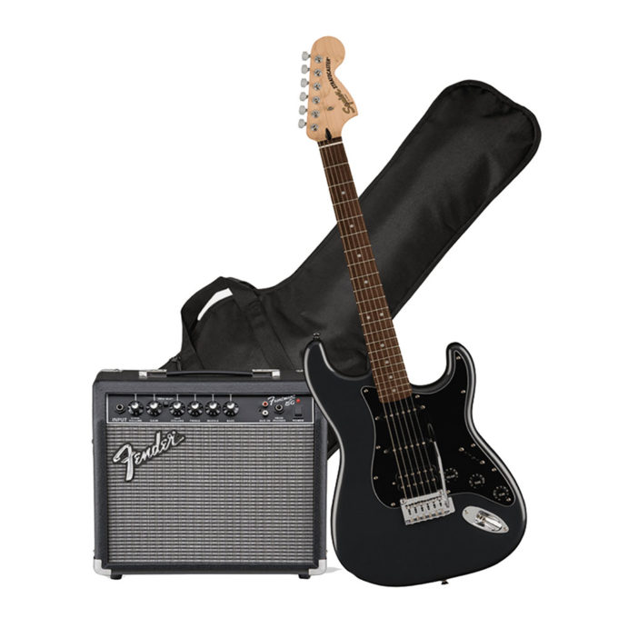 COMBO GUITARRA ELECTRICA FENDER AF STRATOCASTER BK 372821069