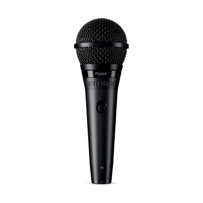 MICROFONO VOCAL SHURE PGA58 XLR CON CABLE NI